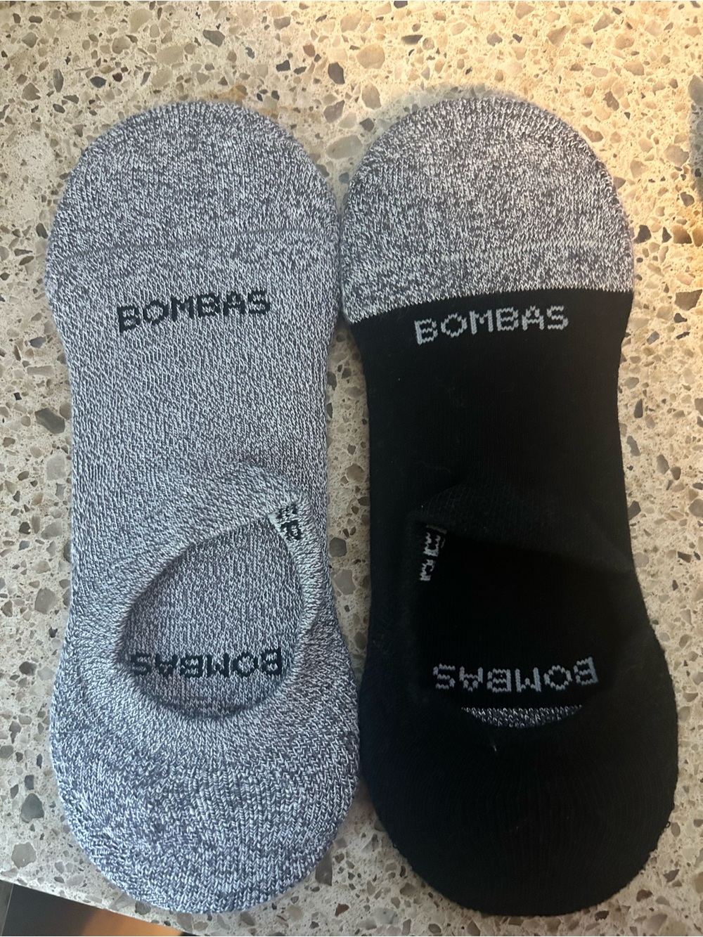 Bombas Women’s No-Show Socks - Gray & Black